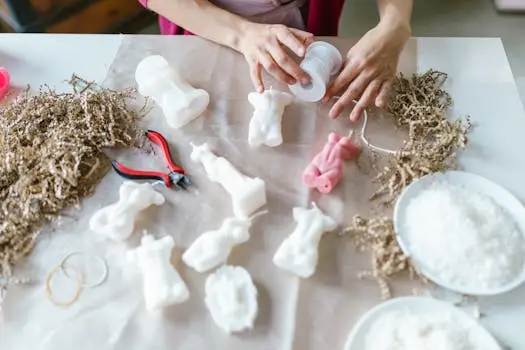 Discover the art of candle making with hands-on crafting sessions in this cozy indoor setup.